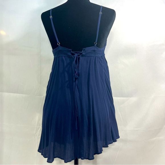 Lulu's Navy Baby Doll Coverup - Picture 2 of 11